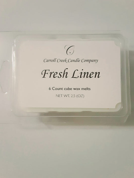 Fresh Linen wax melts 6 cube