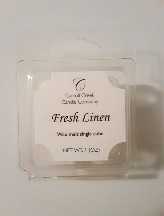 Fresh Linen wax melt single cube