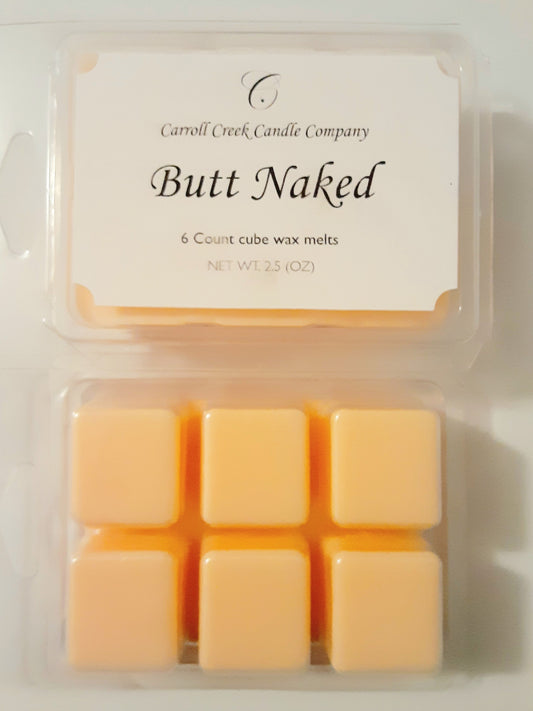 Butt Naked wax melts 6 cube